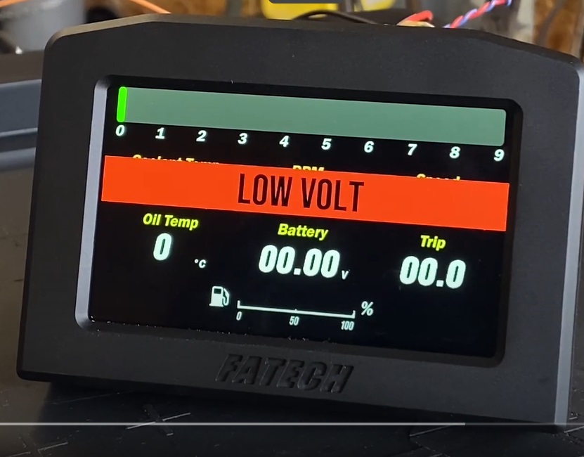 FUEL LEVEL CALIBRATION ON FATECH DASH